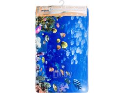 Коврик из микрофибры Mat-AQUA "Аквариум", р-р 50*80см Рыжий кот 000486