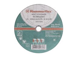 Круг отрезной Hammer Flex 232-024 по металлу A 30 S BF / 230 x 3.0 x 22,23 86945