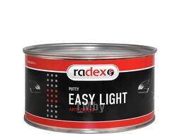 Шпатлевка EASY LIGHT: облегченная штаплевка, отвердитель в комплекте, плотность на 40% меньше по сравнению с универсальными шпатлёвками, 1 л RADEX RAD200300