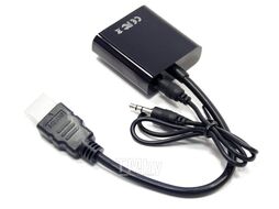 Адаптер 5bites AP-020 HDMI/VGA (0.15м, черный)