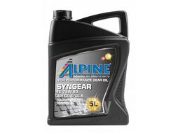 Трансмиссионное масло ALPINE Syngear FE 75W80 / 0101582 (5л)