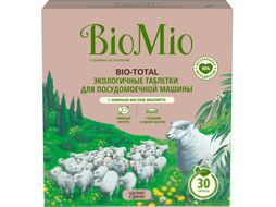 Таблетки для посудомоечных машин BioMio Bio-Total 7в1 с эфирным маслом эвкалипта (30шт)