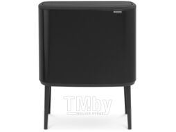 Мусорное ведро Brabantia Bo Touch Bin / 315824 (36л, черный матовый)