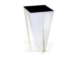 Горшок пластиковый Prosperplast FLOWER POT URBI TWIST P –WHITE (6404)