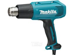 Термовоздуходувка MAKITA HG 5030 K в чем. + набор сопл (1600 Вт, 2 скор., 350-500 С, ступенч. рег.)