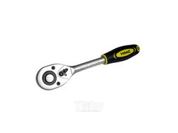 Трещотка реверсивная с резиновой ручкой 1/2''(L-255мм,24зуб.) WMC TOOLS 80244