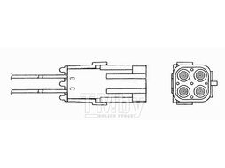 Лямбда-зонд OZA659-EE41 Lada Kalina 1.6 04-, Niva 1.7 96- NGK 1628