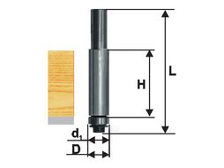 Фреза кромочная прямая D12,7х38мм хв 12 мм ДСП, ЭНКОР