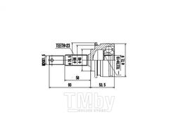 ШРУС внешний NISSAN Micra (K11) 1.0 92-00 (18,3х10,5х11,1) AYWIPARTS AW1510179