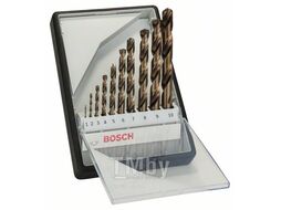 Набор сверл по мет. Robust Line HSS-Co 10шт (2607019925) (BOSCH)