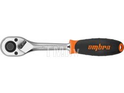 Рукоятка трещоточная 1/2"DR, 48 зубцов Ombra 281203