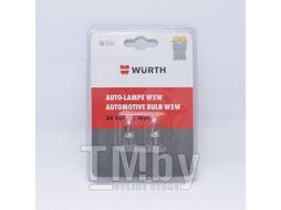 Автолампа тип W5W 24V 5W, W2.1x9.5D, 2 шт в блистере Wurth 7209622