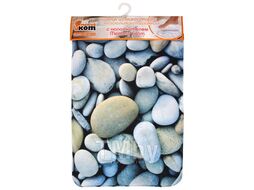 Коврик из микрофибры Mat-Pebbles_MF "Галька", размер 40*60см Рыжий кот 000874