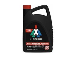 Антифриз красный X-FREEZE Red до -40С 3kg (2,54 л) (Готовый) (90374) 430206095