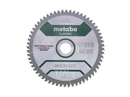 Пильн. диск MultiCutClassic 254x30 60 FZ/TZ5neg/B Metabo 628666000