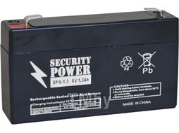 Аккумуляторная батарея Security Power SP 6-1,3 F1 6V/1.3Ah