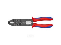 Клещи зажимные для опрессовки чёрное лакирование 240мм (Knipex) 9732240