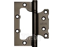 Петля дверная Arni 100x75 black (накладная)