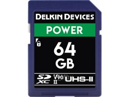 Карта памяти Delkin Power SDXC 64GB 2000X UHS-II (Class 10) V90 (DDSDG200064G)