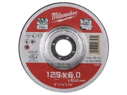 Шлифовальный диск по металлу MILWAUKEE SG 27/125х6 1шт 4932451482