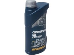 Масло для компрессоров MANNOL ISO 100, канистра 1л, Compressor Oil MA140001