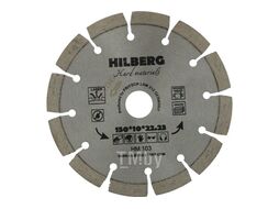 Диск алмазный по железобетону Hilberg серия Hard Materials Laser 150x10x22.23 mm HM103