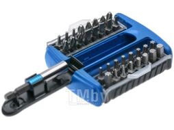 Набор бит с битодержателем 1/4", SL, PH, PZ, HEX, Torx, 33 шт. HOEGERT HT1S402