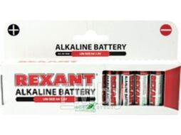 Алкалиновая батарейка AA/LR6 1,5 V 12 шт. REXANT