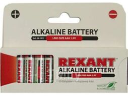 Алкалиновая батарейка AAA/LR03 1,5 V 12 шт. REXANT