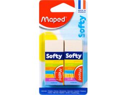 Набор ластиков Maped Softy / 021792 (2шт, белый)