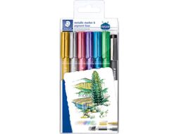 Набор маркеров Staedtler Мetallic 8323-SW P6P