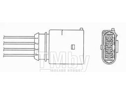 Лямбда-зонд OZA659-EE32 VW Polo 1.6 95-, Caddy 1.4 95-, Seat Ibiza, Cordoba 1.0-1.6 99- NGK 1614