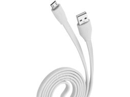 Кабель Olmio USB 2.0 - microUSB 2.1A / 038657 (1м, белый)