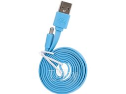 Кабель Alca MicroUSB / 510640 (1м, синий)