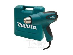 Термовоздуходувка MAKITA HG 5012 K в чем. + набор сопл (1600 Вт, 2 скор., 350-550 С, ступенч. рег.,350-550 С)