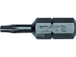 Бита TORX sec. T8 1/4"х25мм (50шт) S2 HRC58-62 Yato YT-7821