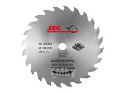 Пильный диск Skil ф 190 мм, посадочное ф 16 мм, 24 зуба