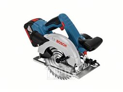 Аккум. циркулярная пила BOSCH GKS 18V-57 G L-BOXX (18.0 В, 2 акк., 5.0 А/ч, Li-Ion, 165х20 мм, до 57 мм)