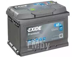 Аккумулятор Premium 61Ah 600A (R +) 242x175x175 mm EXIDE EA612