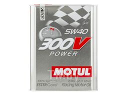 Моторное масло MOTUL 5W40 (2L) 300V POWER Для спортивных ДВС, 100% синт. технология ESTER Core® 104242