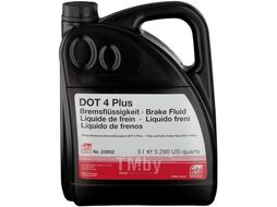 Жидкость тормозная DOT4 PLUS 5L FEBI BILSTEIN 23932