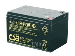 Аккумуляторная батарея CSB EVX 12120 F2 12V/12Ah