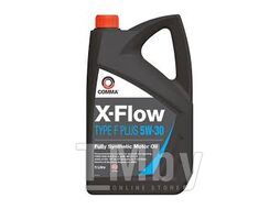 Масло моторное синтетическое COMMA X-FLOW TYPE F PLUS 5W30, 5л., API SL/CF, ACEA A1/B1, A5/B5, FORD WSS-M2C913-A, WSS-M2C913-B