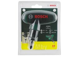 Отвертка карманная с битами 9 шт L = 25 мм PH1/2 PZ1/2/3 HEX 4/5 T20/25 2.607.019.510 BOSCH