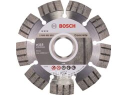 Круг алмазн.отрез.сегмент.Bosch,Best for Concrete 115