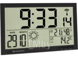 Метеостанция цифровая Bresser MyTime Jumbo LCD / 74646 (черный)