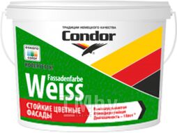 Краска CONDOR Fassadenfarbe Weiss (1.5кг)