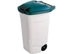 Контейнер для мусора Curver Refuse Bin 12900-158-01 / 176805 (бежевый/зеленый )