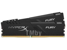 Модуль памяти HyperX FURY Black, Kingston 16GB DDR4 3200MHz (Kit of 2) HX432C16FB3K2/16