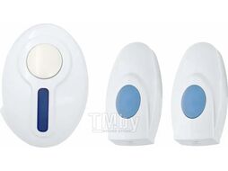 Беспроводной дверной звонок с двумя кнопками вызова REXANT IP 44 RX-4 73-0040